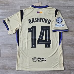 Jersey Barcelona FC Away Season 2025-26 Version Fans Rashford#14